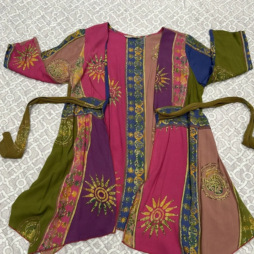 Soft Surroundings - Carnival Batik Topper Duster - Picture 6 of 9